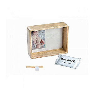 Baby Art deep frame wooden kit for making children's footprints/handprints