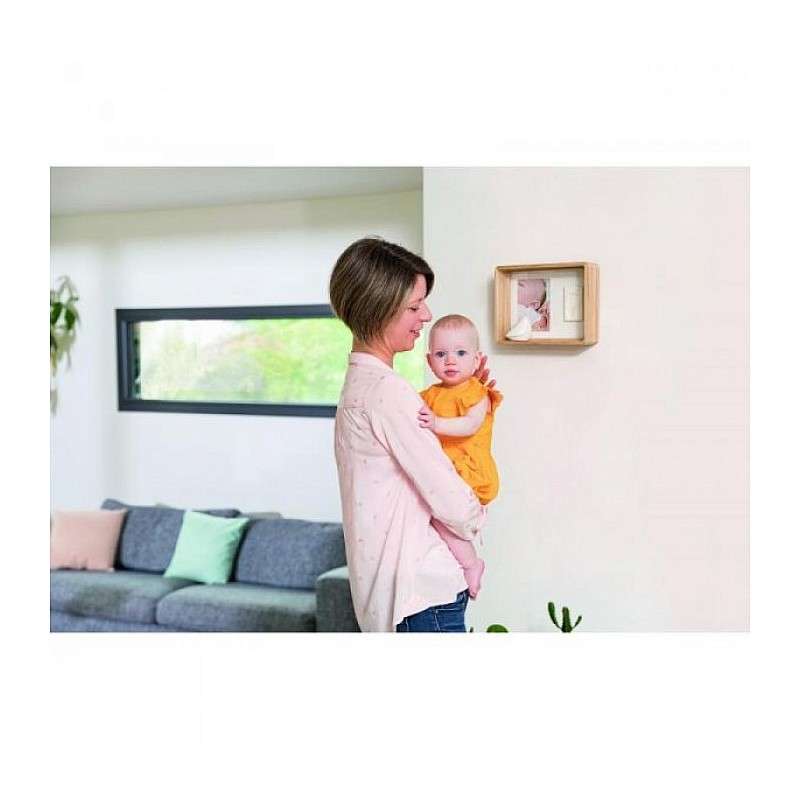 Baby Art deep frame wooden kit for making children's footprints/handprints