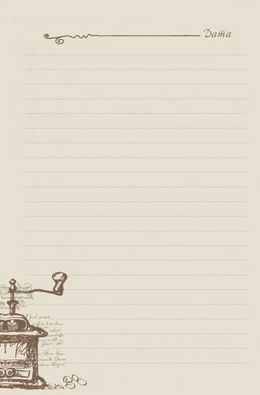 DAILY PLANNER COFFEE MOOD for coffee lovers!
