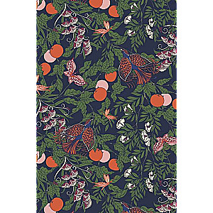 William Morris Inspiration Daily Planner Yellow and Pink Flowers