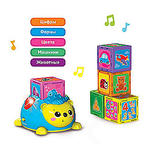 Musical Cubes - First Knowledge with Hedgehog 5 pcs.
