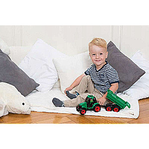 LENA Agricultural Tractor with Trailer and Driver