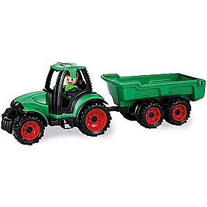 LENA Agricultural Tractor with Trailer and Driver