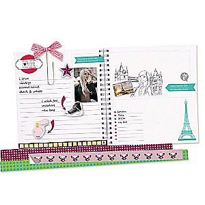 Scrapbook Notebook LENA 70 Pieces