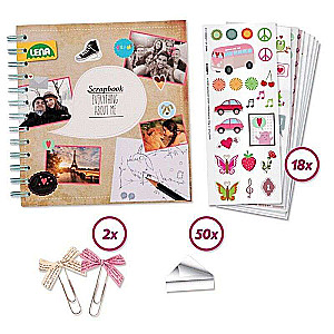 Scrapbook Notebook LENA 70 Pieces