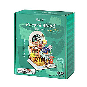 3D Foldable Miniature ROBOTIME Record Mood