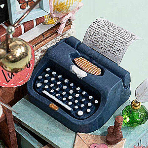 3D Foldable Miniature ROBOTIME Record Mood