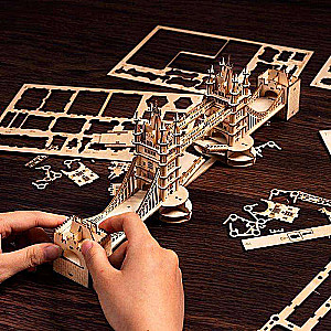 Wooden 3D Puzzle ROBOTIME Tower Bridge, 113 Pieces
