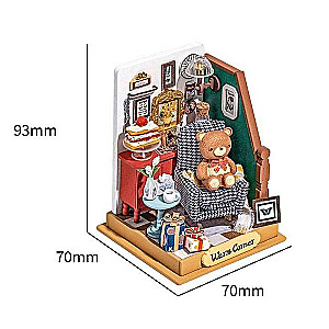 3D Foldable Miniature ROBOTIME Holiday Room