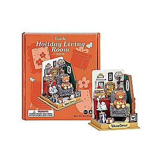 3D Foldable Miniature ROBOTIME Holiday Room
