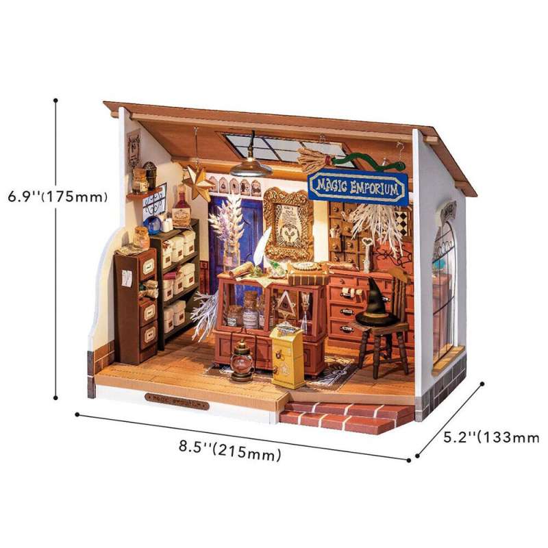 3D Folding Miniature ROBOTIME Kiki's Magic Emporium
