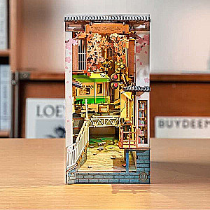 3D Foldable Miniature ROBOTIME Cherry Blossom Garden