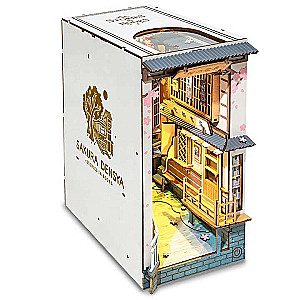 3D Foldable Miniature ROBOTIME Cherry Blossom Garden