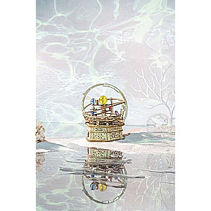 Wooden 3D Puzzle ROBOTIME-Music Box Starry Night, 84 pieces