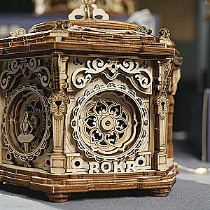 Wooden 3D Puzzle ROBOTIME - Music Box Secret Garden, 315 Pieces