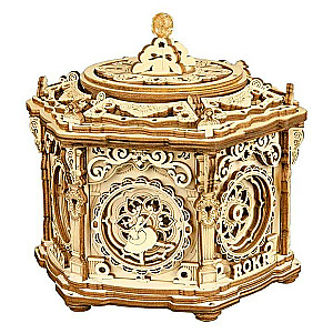 Wooden 3D Puzzle ROBOTIME - Music Box Secret Garden, 315 Pieces