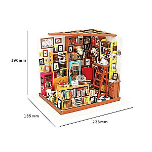 3D Folding Miniature ROBOTIME Library