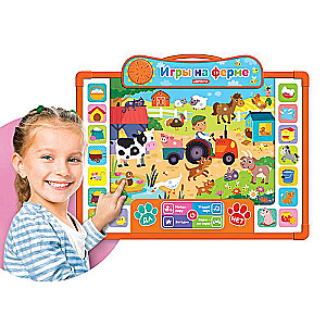 Talking Board for Learning and Drawing - Farm Games