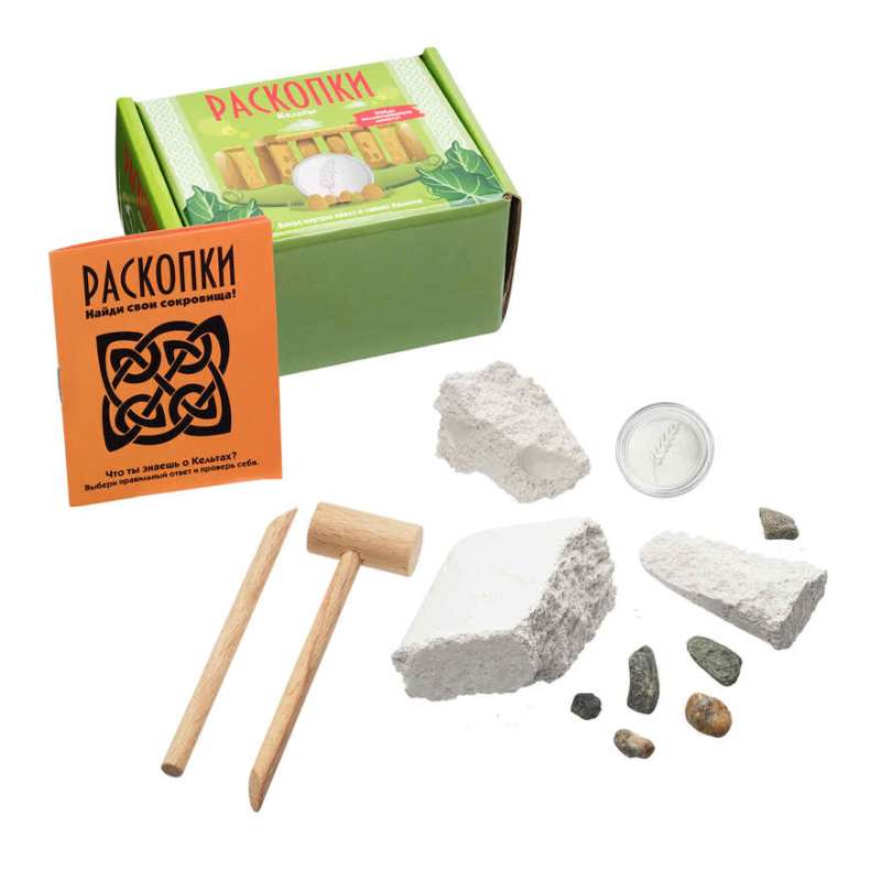 Excavation Kit with Coins - Celts 11.5 x 8.5 x 6.5