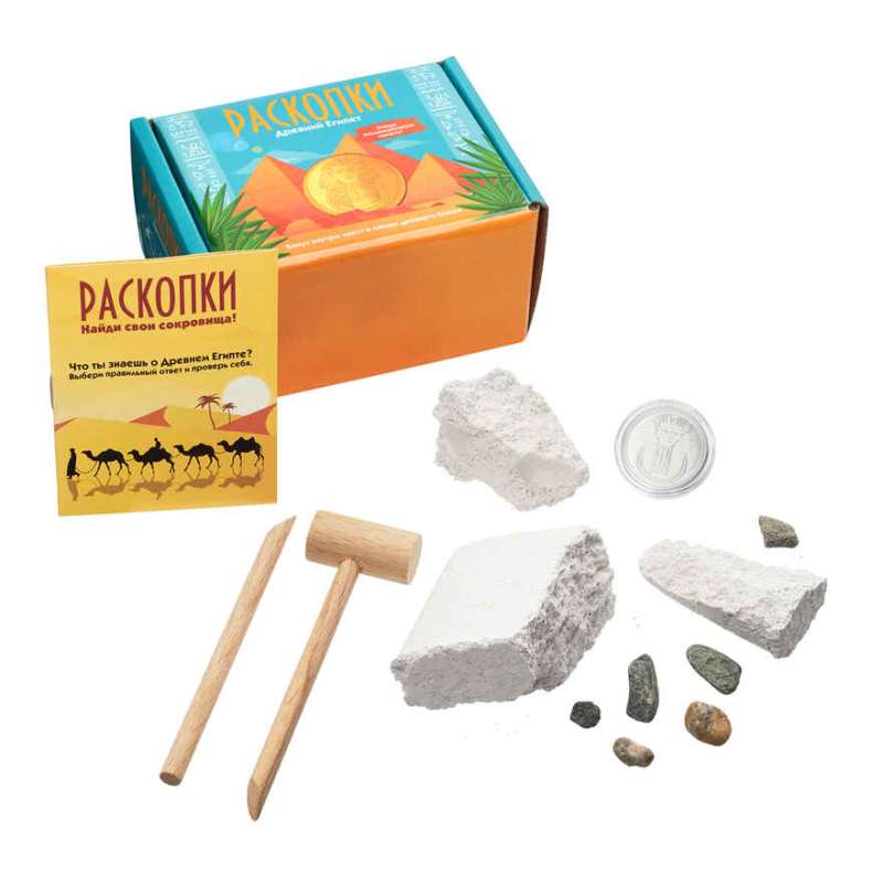 Excavation Set with Coins - Ancient Egypt 11.5 x 8.5 x 6.5