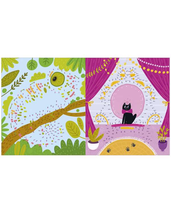 Drawing and Playing. Drawing by Dots for Girls
