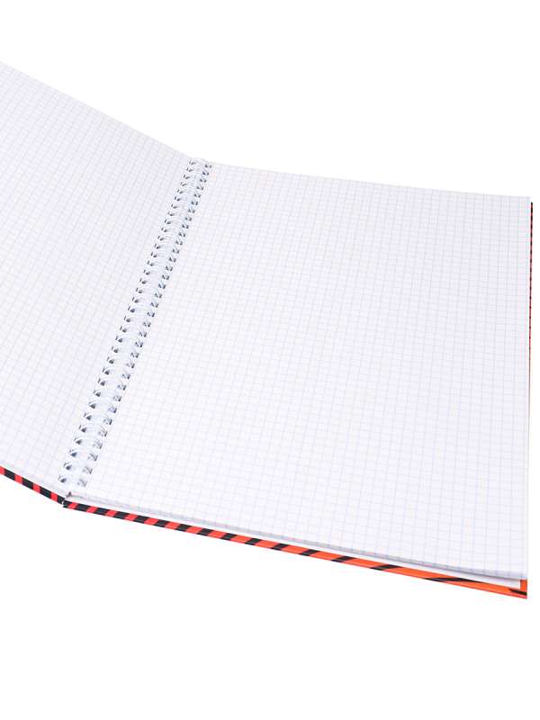 Notepad on a Spiral A4 80 sheets. ORANGE CIRCLES