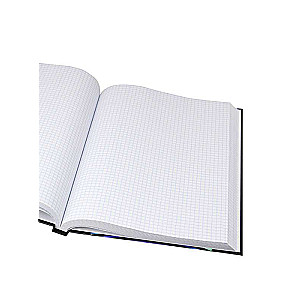 A4 Notebook 200 sheets. BLUE-GREEN PATTERN ON BLACK