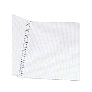 Notebook GRID A4 60 sheets. BOATS BY THE MOUNTAIN LAKE
