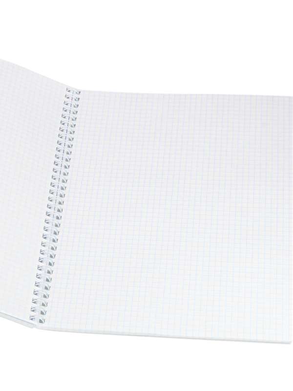 Notebook GRID A4 60 sheets. BOATS BY THE MOUNTAIN LAKE