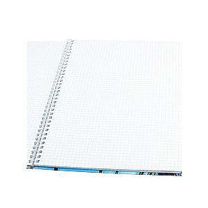 Notebook on a comb A4 80 sheets. SKYS CRAPERS OF GLASS