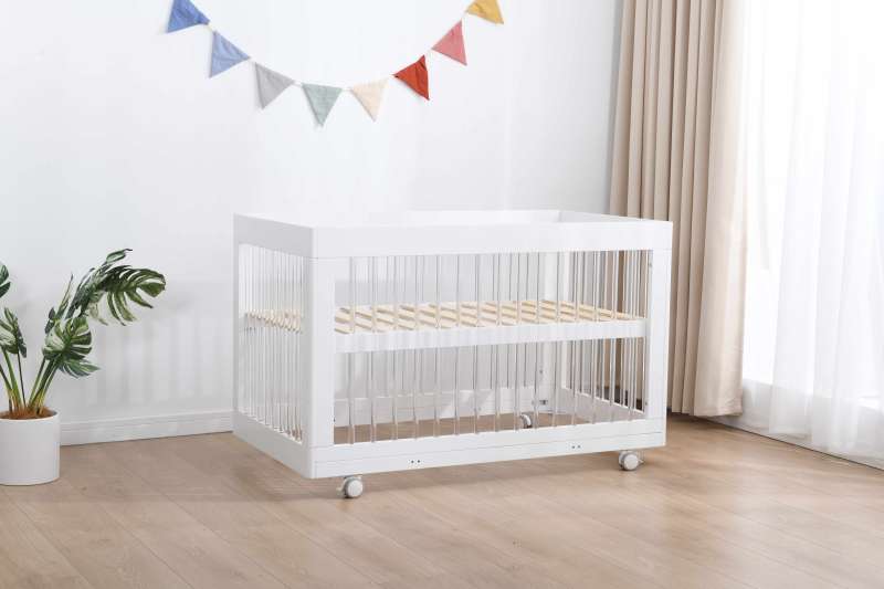 Children's crib LPK750 size 120*60, white