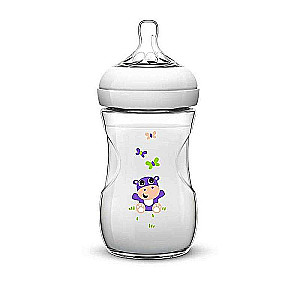 Philips Avent Feeding Bottle Natural Hippo 260 ml, 1M+