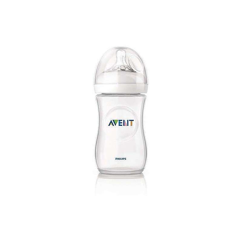 Philips Avent Natural bottle 260 ml, slow flow nipple, 1m+