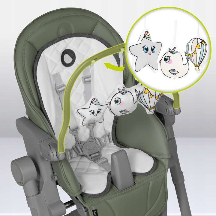 High Chair Lionelo Cora Plus 2in1 GREEN