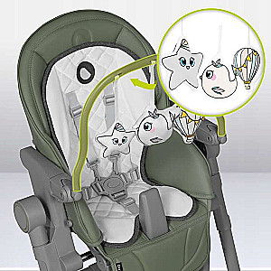 High Chair Lionelo Cora Plus 2in1 GREEN