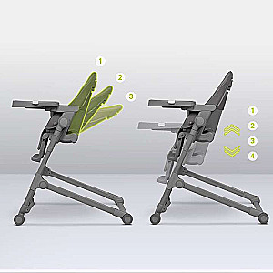 High Chair Lionelo Cora Plus 2in2 GREY