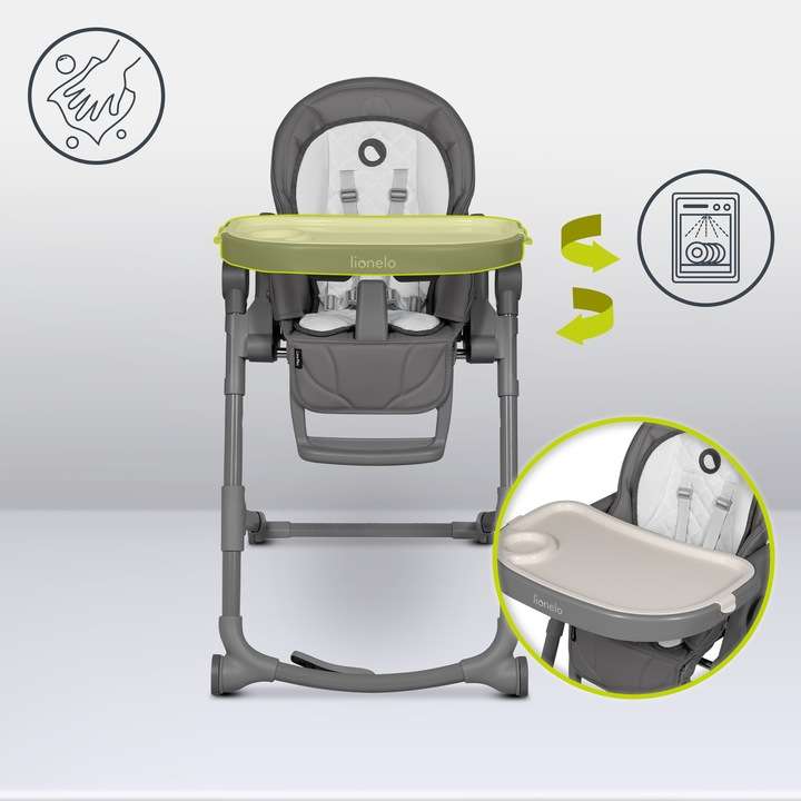 High Chair Lionelo Cora Plus 2in2 GREY