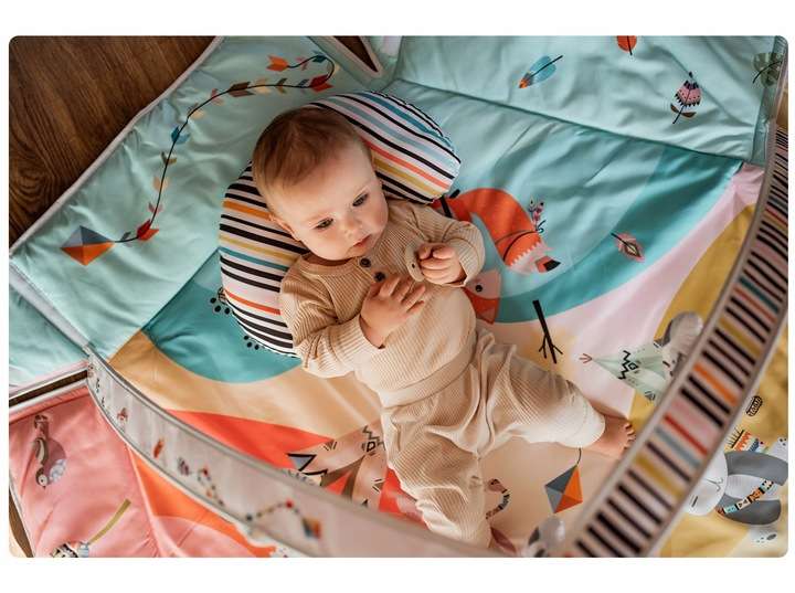 Lionelo Loe Jenny Play Mat, 130 cm x 130 cm.