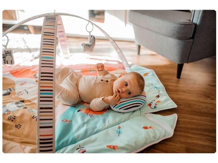 Lionelo Loe Jenny Play Mat, 130 cm x 130 cm.