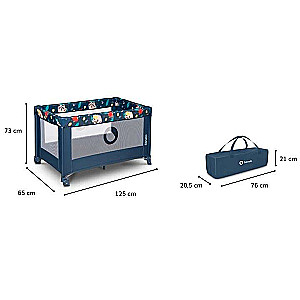 Lionelo Stefi Playpen, blue