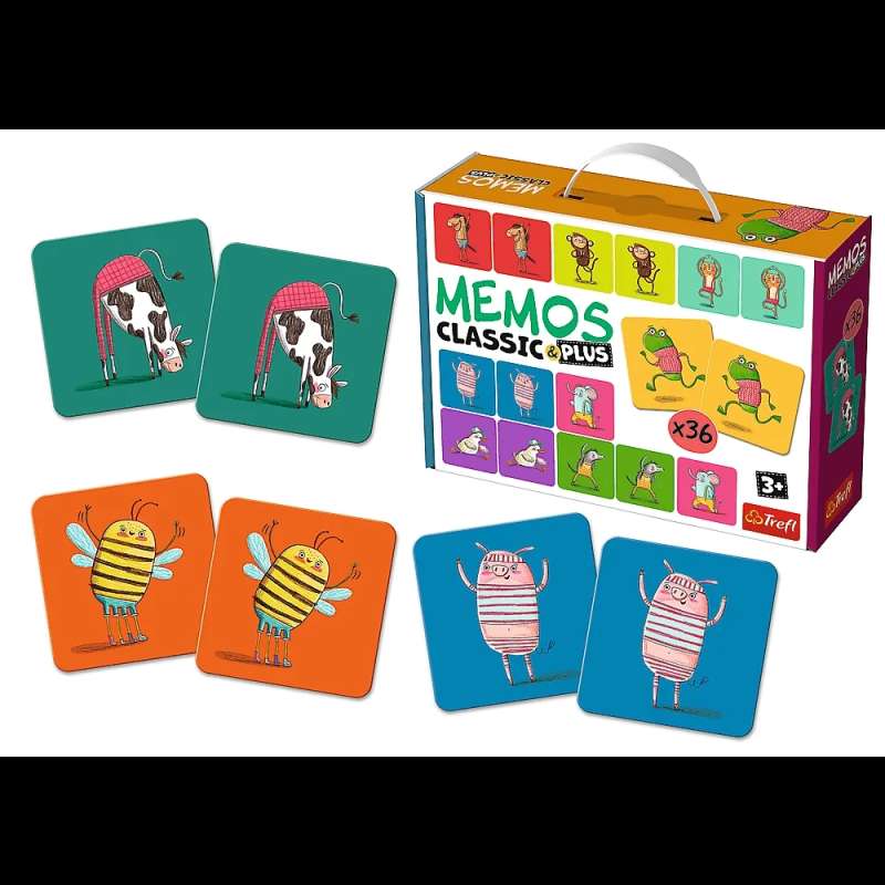 Board Game - Memo Classic Plus. Sounds and Movements