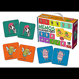 Board Game - Memo Classic Plus. Sounds and Movements