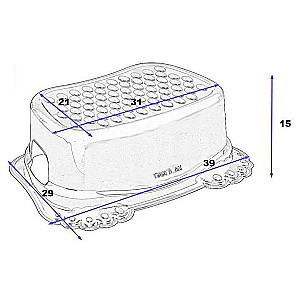 TEGA BABY non-slip footrest