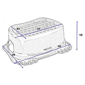 TEGA BABY non-slip footrest