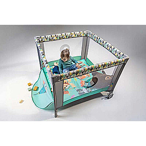 Foldable Playpen LENE green stone Lionelo