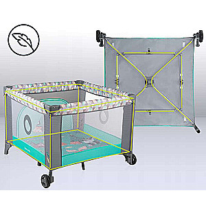 Foldable Playpen LENE green stone Lionelo