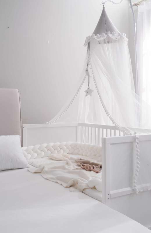 Allen children's crib size 140*70, white