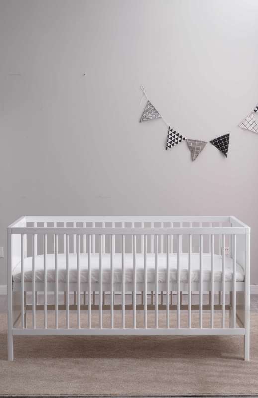 Allen children's crib size 140*70, white