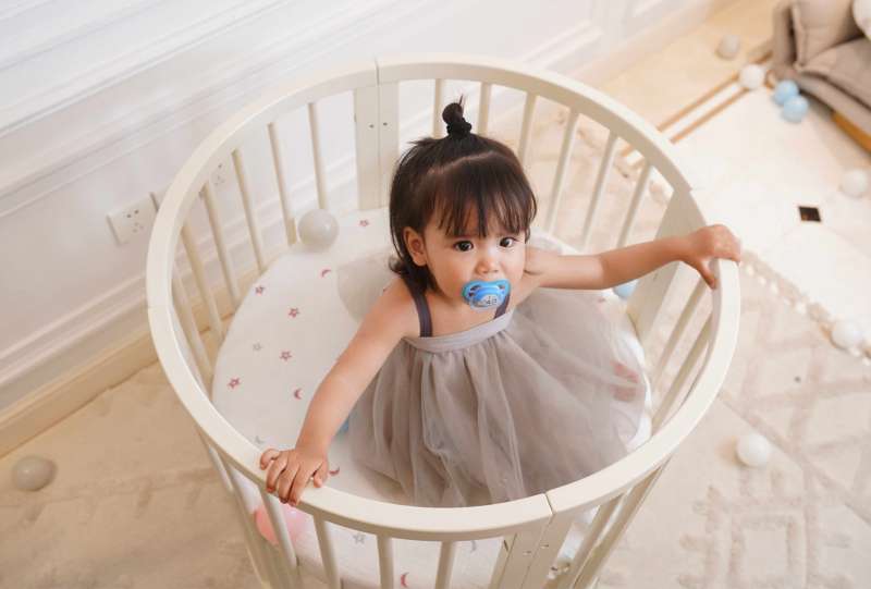 Children's crib Elsa, white