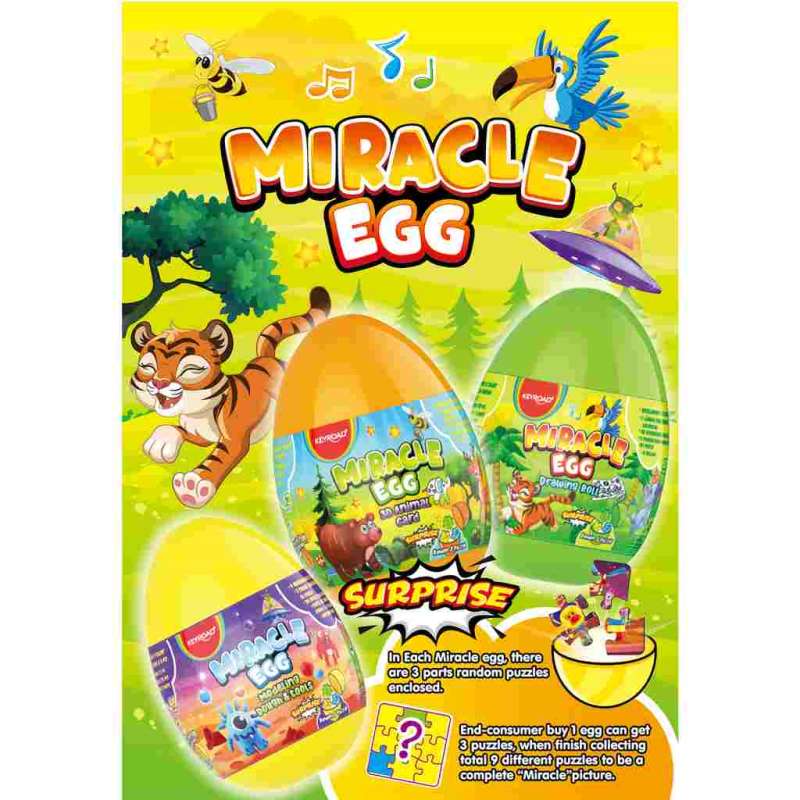Wonder Egg Set 10X15 KEYROAD, mix